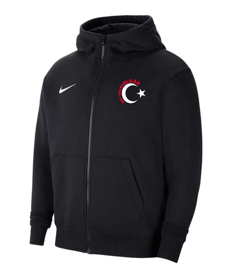 Nike TFF Türkei Kapuzenjacke Schwarz Damen EM 2024